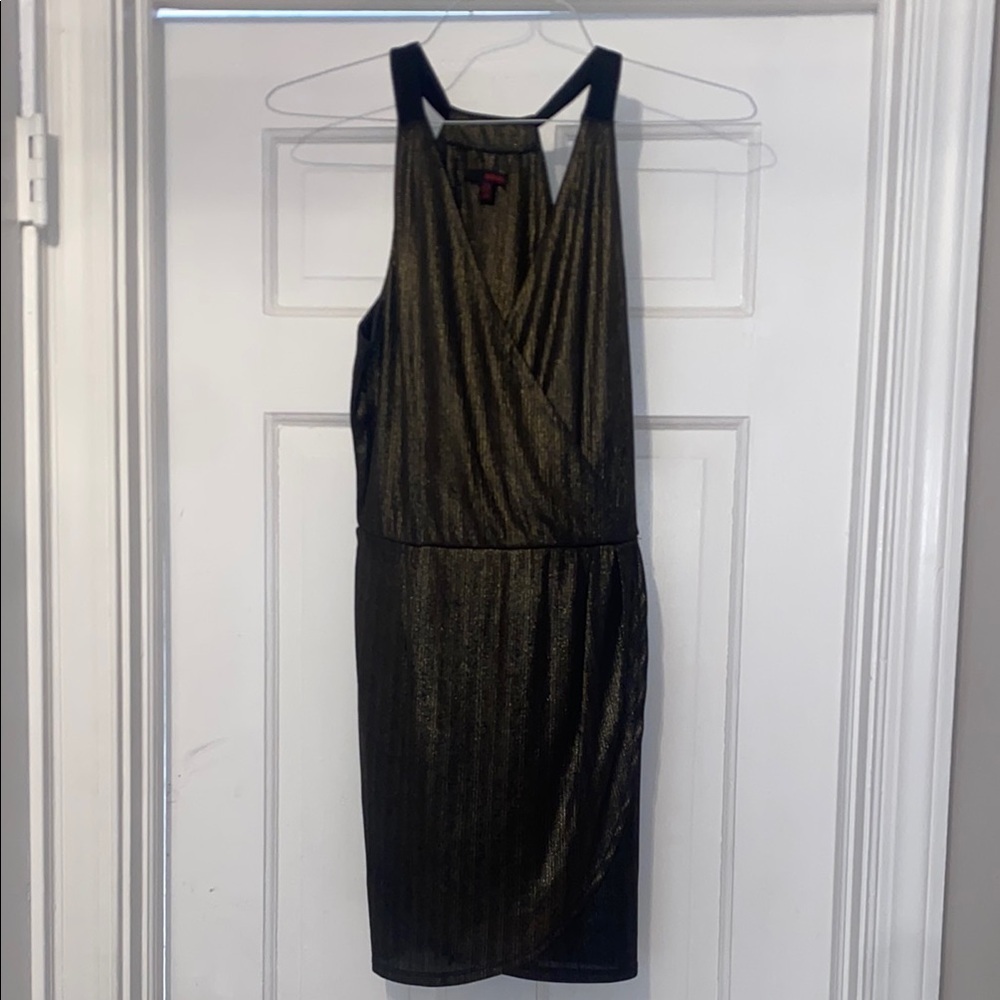 Bongo Black and Gold Women's Dress size large